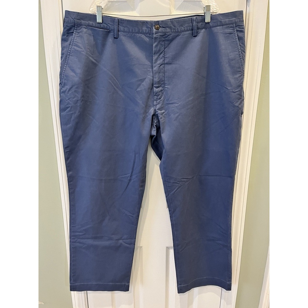Polo Ralph Lauren Stretch Cotton Twill Chino Pants Mens 46x30 Blue Classic Fit